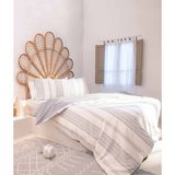 Koza Home Viento Nevresim Takımı Pamuk Polyester Gri Antrasit Çizgili Antrasit Çift Kişilik 9504A - 200 x 220 cm