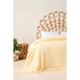 Koza Home Viva %100 Pamuk Sarı Pike 200x220 2600