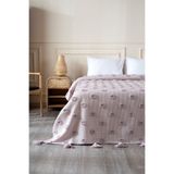 Koza Home Wanda Lila Çift Kişilik Kenar Püsküllü Pike 220x240 5025