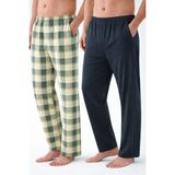 Koza İç Giyim Erkek Pamuklu 2'li Tek Alt Pijama - Yeşil - Füme - S