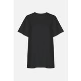 koza iç giyim Kadın Pamuklu Basic Oversize T-Shirt