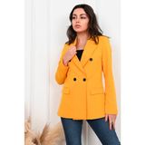 Koza Kadın Astarlı Blazer Ceket 0101-22 - 36 - Bej