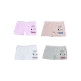 Koza Kız Çocuk Boxer, 6'lı Set, Beyaz, 5 Yaş