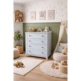 Koza Oslo %100 MDF 4 Çekmeceli Bebek & Çocuk Şifonyer