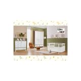 Koza Panjur %100 MDF Büyüyen Bebek Odası Takımı ( 3 Kapılı Dolap&Şifonyer&80x130 Büyüyen Sabit Beşik)