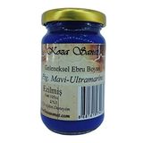 Koza Sanat Geleneksel Ebru Boyası Ezilmiş Pigment Mavi Ultramarin 105 cc