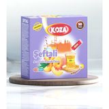 Koza Şeftali Aromalı 75 gr İçecek Tozu 50 Stick Paket ile Vitamin C Desteği Sunar