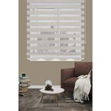 Koza Stor 125V02 Bej Kırçıllı Bambu Zebra 120x260 cm Stor Perde