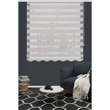 Koza Stor 125V02 Bej Kırçıllı Bambu Zebra 200x260 cm Stor Perde