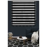 Koza Stor 125V09 Siyah Bambu Zebra 100x200 cm Stor Perde