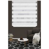 Koza Stor 15900V02 Ekru Geniş Plise Zebra 90x200 cm Stor Perde