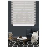 Koza Stor Bej Bambu Zebra Stor Perde - 100 x 260 cm