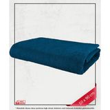Koza Vitrin %100 Pamuk 4'lü Mavi Yüz ve Fitness Havlu Seti-50X90 cm -Hassas Ciltler İçin Özel - 50 x 90 cm - Sax Mavi