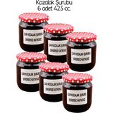 Kozalak Şurubu Odun Ateşinde Ev Yapımı Şekersiz (6 Adet 425ML ) - 1 Paket