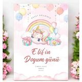 Kozalak Tasarım Doğum Günü Özel Gün Davetiyesi 12 Adet Hazır Basılmış - davetiye6