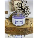 Kozalaksesuar Kokulu Mum,cam Kavanoz Mum,renkli Mum,dekoratif Mum,premium Uzun Yanma Süreli Mum,soya Mum - Mor