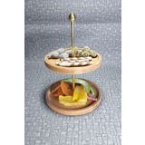 Kozawoodart Ahşap Katl? Kurabiyelik Oval Kz10121