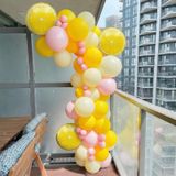 kozee Pastel Sarı Balon Çelenk Kiti 127 Adet Limon balon kemeri Bebek partisi için Limonata partisi ana sıkmalı gelin duşu süslemeleri