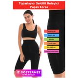 Kozera #Korse Premium Doğum Sezeryan Sonrası Kaymaz Silikonlu Toparlayıcı Selüllit Önleyici Paçalı Korse