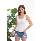 KOZİA OUTDOORS malkoçbey askılı triko kare yaka bluz