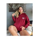 KOZİA OUTDOORS malkoçbey cherısh tıme baskılı oversize unisex sweatşhirt