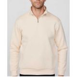 Kozia Outdoors Malkoçbey Dik Yakalı Fermuarlı Oversize Unisex Sweatshirt Bej Bej