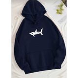 Kozia Outdoors Malkoçbey Kapüşonlu Oversize Unisex Sweatşhirt Lacivert Lacivert