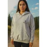 Kozia Outdoors Orjinal Kozia Baskılı Oversize Unisex Kapüşonlu Sweatşhirt