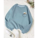 Kozia Outdoors Oyaka Oversize Unisex Sweatşhirt Maviı Mavi