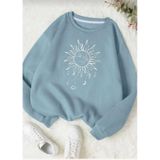 Kozia Outdoors Oyaka Oversize Unisex Sweatşhirt Maviii Mavi