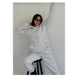 KOZİA OUTDOORS VENGEANCE Gri KAPŞONLU EŞOFMAN TAKIMI (SWEAT - EŞOFMAN)