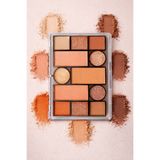 Kozmetik KOREAN MGL Şeftali, Somon, Kahve Shimmer 12 Renk Nude Işıltılı & Mat Far Paleti