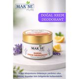 Kozmetik MAK'SE PURE DOĞAL KREM DEODORANT