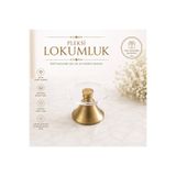 KOZMİK GİFT Pleksi Sunumluk Gold Metal Ayaklı Kahve Yanı Lokumluk Şeffaf İkramlık 7Cm Çikolatalık Dekoratif Sunum Makaronluk (1 Adet)