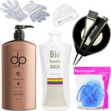 Kozmiss Bio Keratin + Dp Tuzsuz Çörek Otu Yağı Şampuan Brezilya Fönü Seti 6 Parça