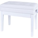 KOZMOS DX16-WH Ayarlı Piyano Taburesi - Sandıklı - Beyaz