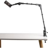 Kozmos KS-146 Broadcast Mikrofon Standı 100 cm Uzunlukta Masaya Sıkıştırma Özelliği ile