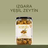 Kozoliv Izgara Baharatlı Çekirdeksiz Doğal Yeşil Zeytin 300 gr