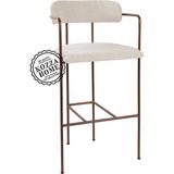 KOZZA HOME Boston Bar Sandalyesi Bronz - 75 cm