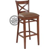 Kozza Home Ceviz 65 CM Bristol Bar Sandalye