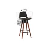 KOZZA HOME Retro 360 Döner Oturum Bar Sandalye - 75 cm