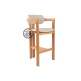 KOZZA HOME Trio Bar Sandalye Naturel - 75 cm