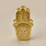 Kpm 10 cm Gold Etnik Metal Mumluk