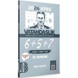 Kpss 2025 Vatandaşlık 18 Deneme Benim Hocam