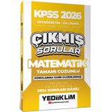KPSS 2026 Ortaöğretim Ön Lisans Matematik Konularına Göre Çıkmış Sorular (2024 soruları dahil) TX275F88BA158958 Yediiklim Yayınları