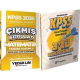 Kpss 2026 Ortaöğretim-Önlisans Matematik Konularına Göre Çıkmış Sorular + 3lü Deneme Hediye