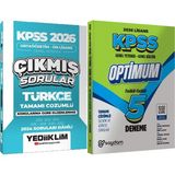 Kpss 2026 Ortaöğretim-Önlisans Türkçe Konularına Göre Çıkmış Sorular + Lisans Optimum 5 Deneme