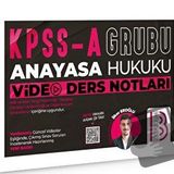 KPSS A Grubu Anayasa Hukuku Video Ders Notları