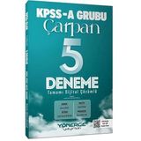 KPSS A Grubu Çarpan 5 Deneme Çözümlü