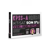 KPSS A Grubu İktisat Son 5'li Video Ders Notları Bankası-Benim Hocam Yayınları